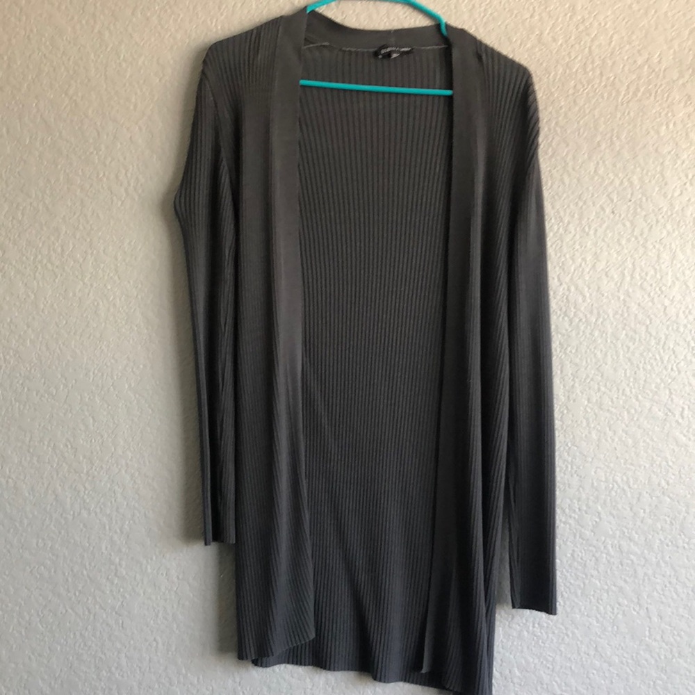 Dark gray cardigan
